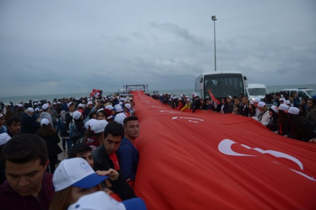 Fotoğraflarla Samsun'da 19 Mayıs coşkusu