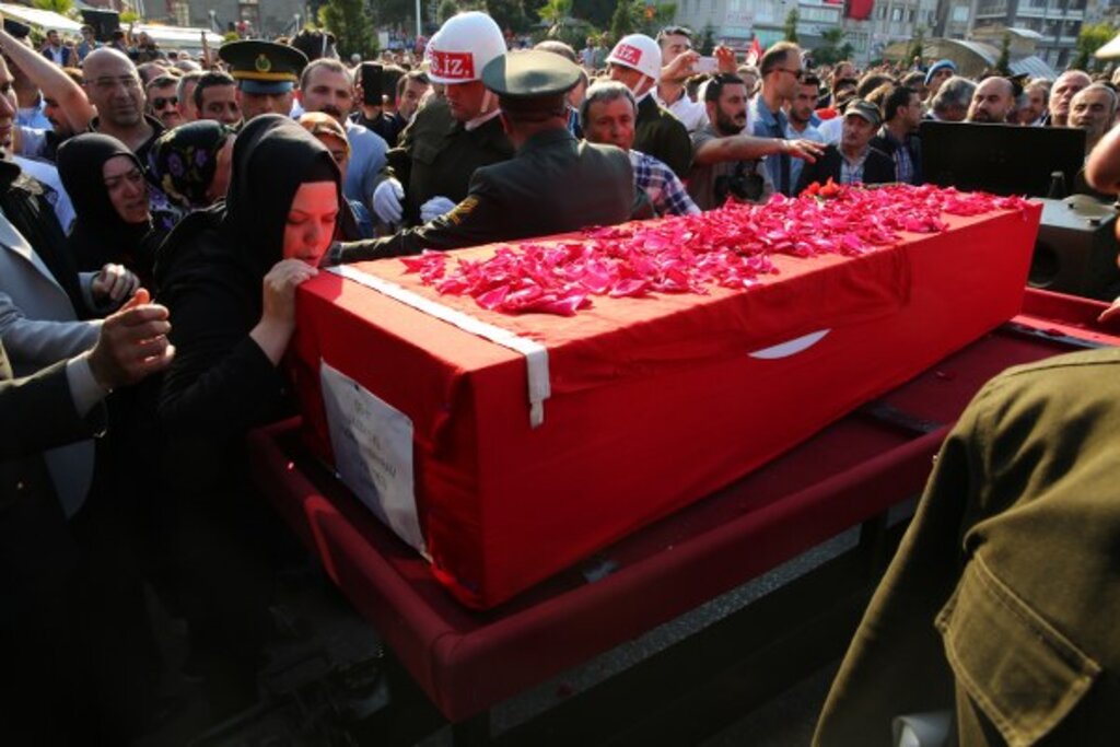 Samsun'da şehit Gökhan Bayram'ın cenaze töreni