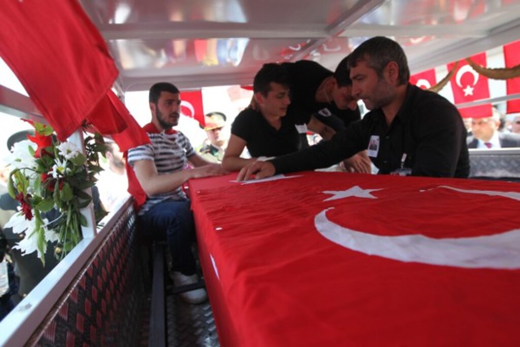 Samsun'da şehit Gökhan Bayram'ın cenaze töreni