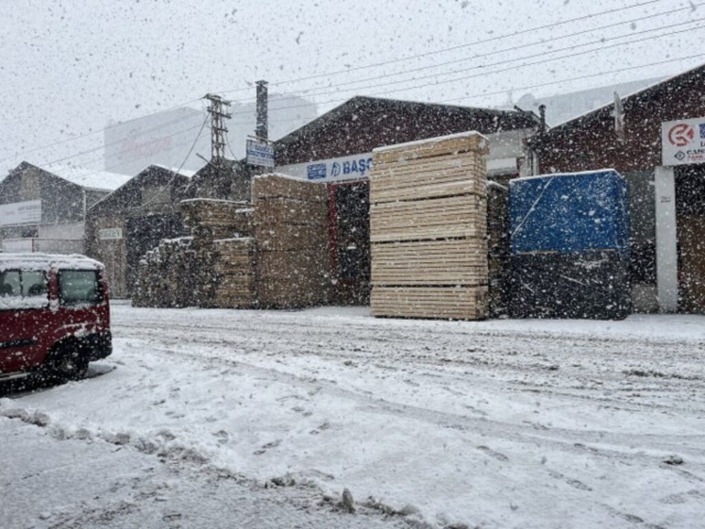 Samsun'a kar yağdı! Samsun'dan kar fotoğrafları