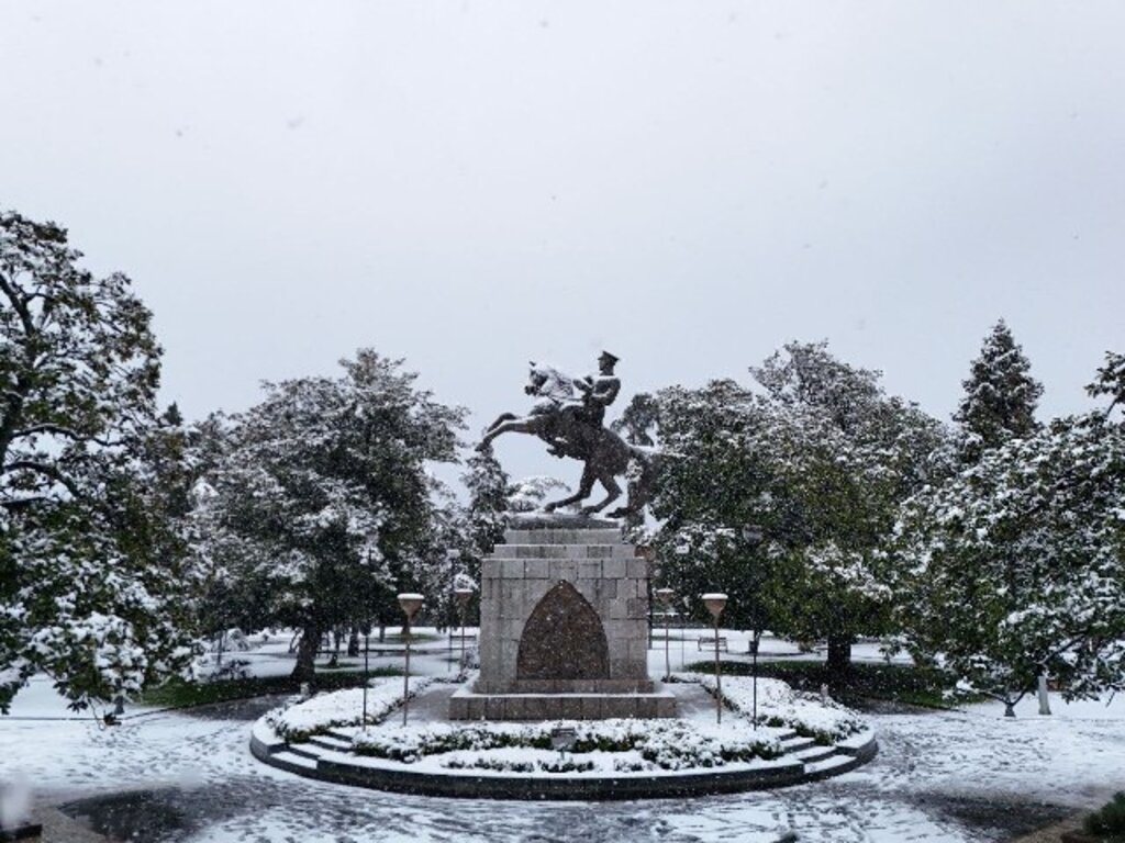 Samsun kar yağdı Erzurum'a döndü! Samsun'dan kar fotoğrafları