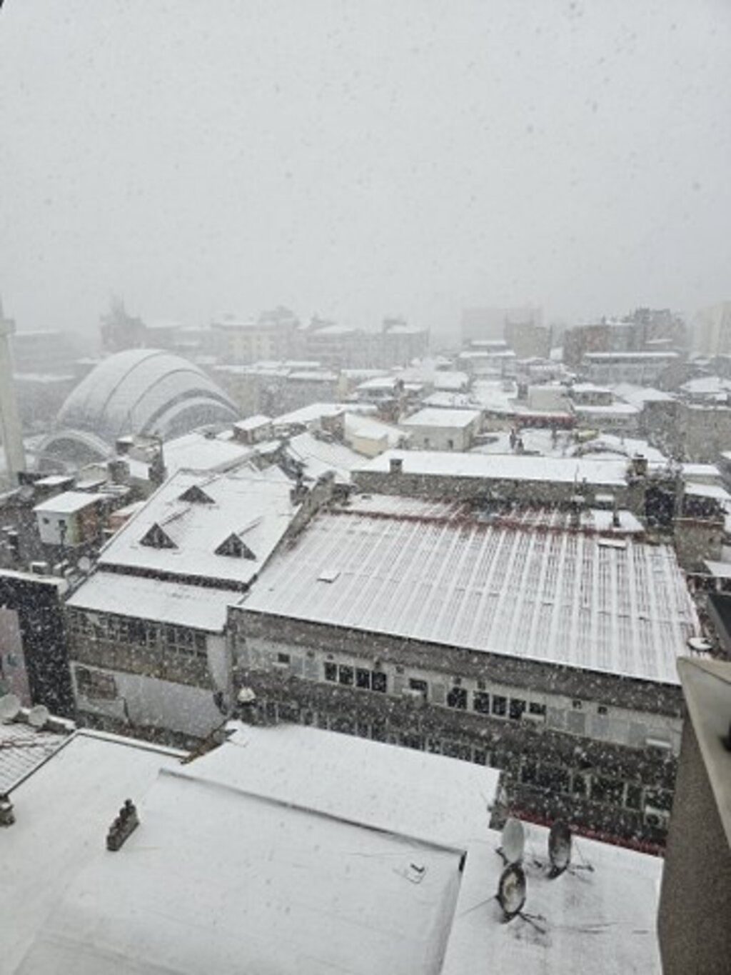 Samsun'a kar yağdı! Samsun'dan kar fotoğrafları