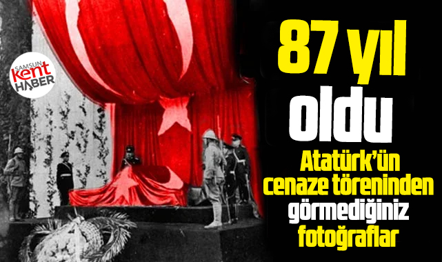Atatürk'ün cenaze töreninden görmediğiniz fotoğraflar