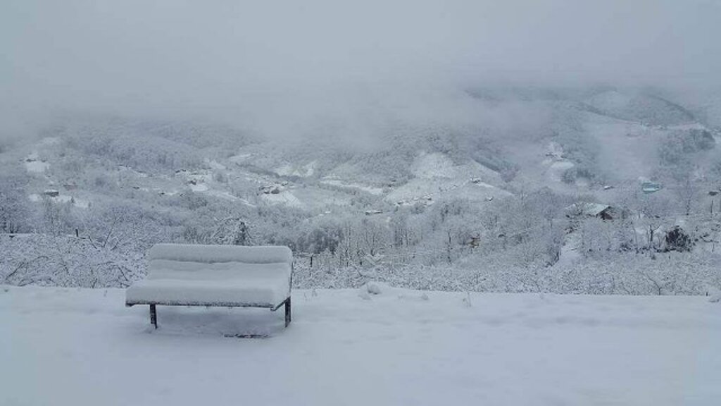 Samsun ve ilçelerden kar manzaraları