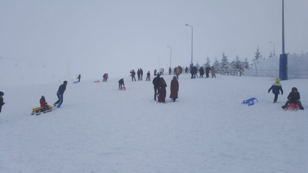 Samsun ve ilçelerden kar manzaraları