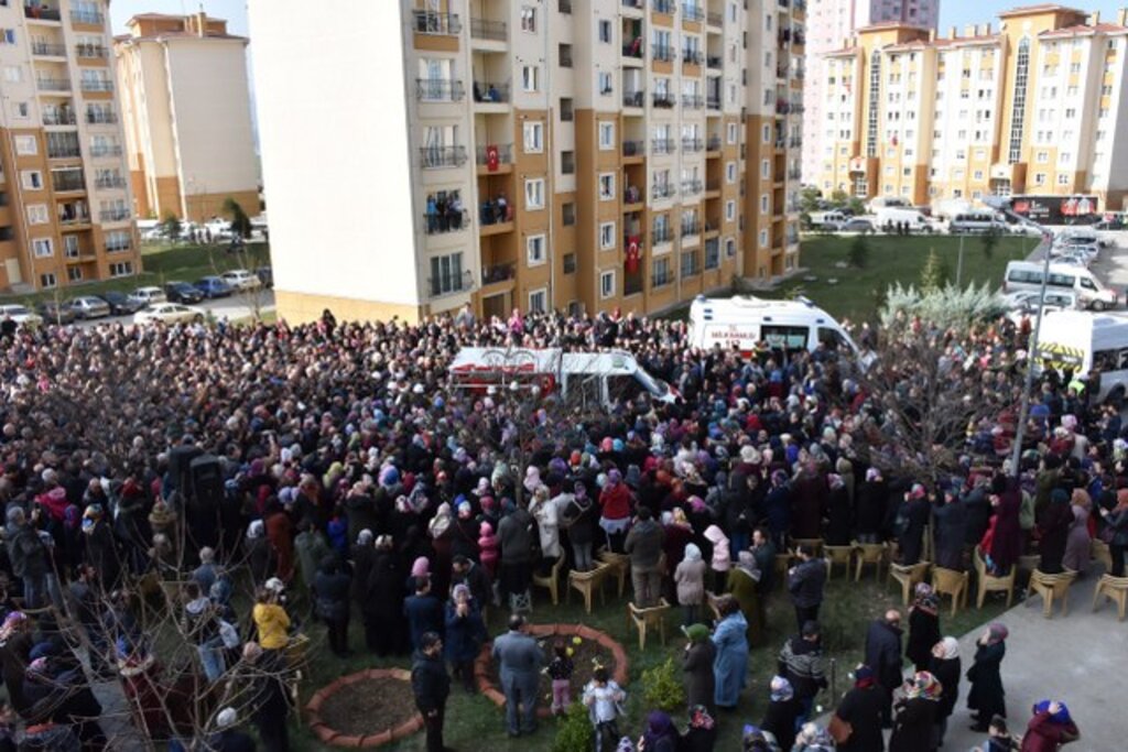Samsun Afrin şehitlerini uğurladı