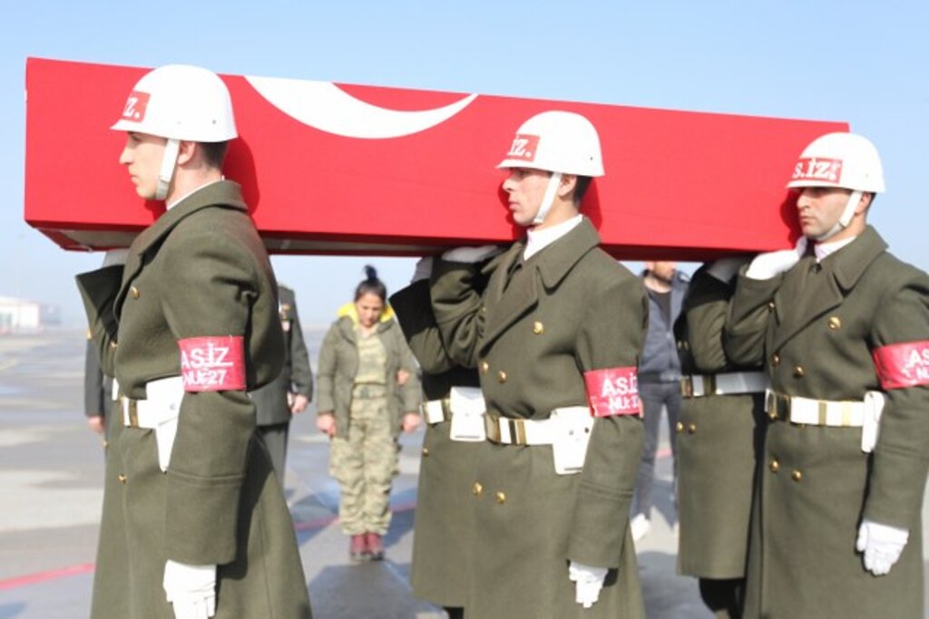Samsun Afrin şehitlerini uğurladı