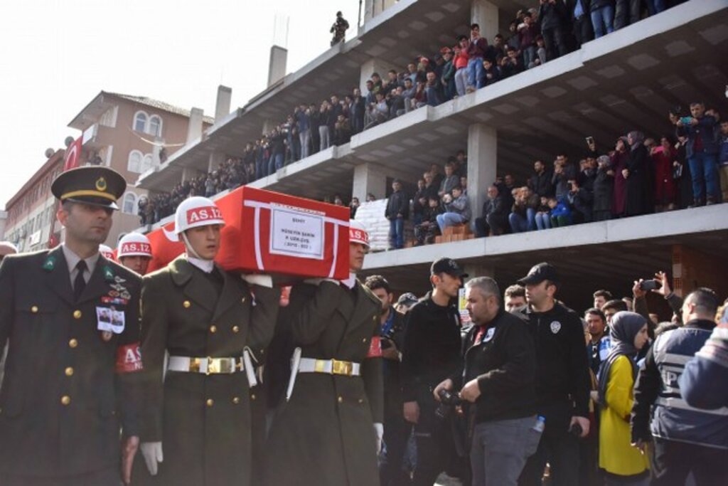 Samsun Afrin şehitlerini uğurladı