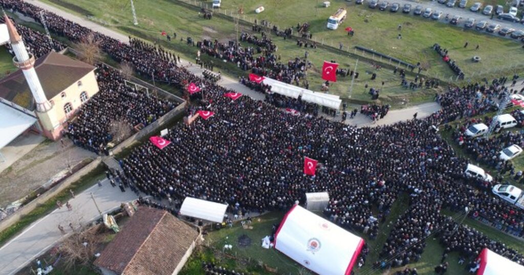 Samsun Afrin şehitlerini uğurladı