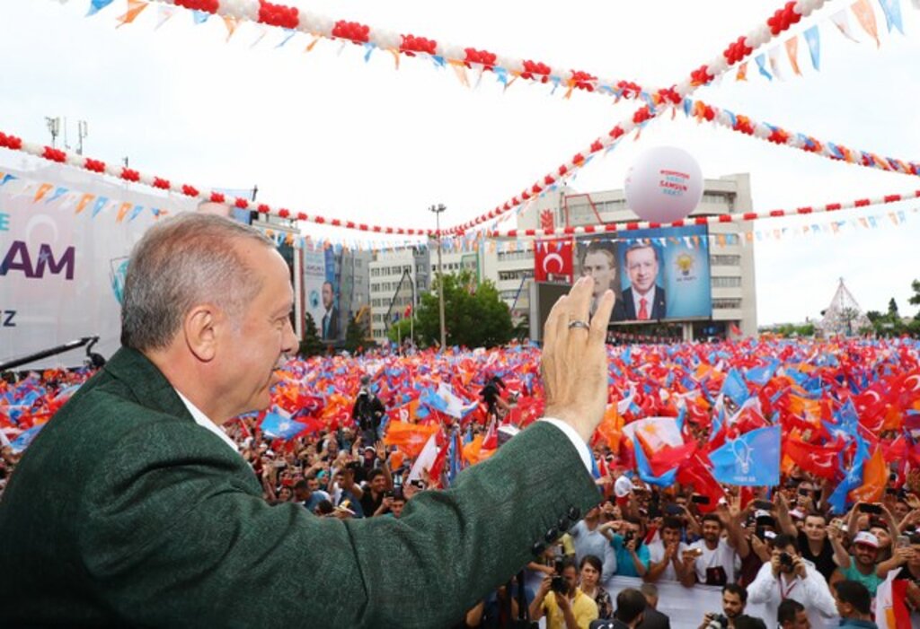 Cumhurbaşkanı Recep Tayyip Erdoğan'ın 24 Haziran seçimi Samsun mitinginden fotoğraflar