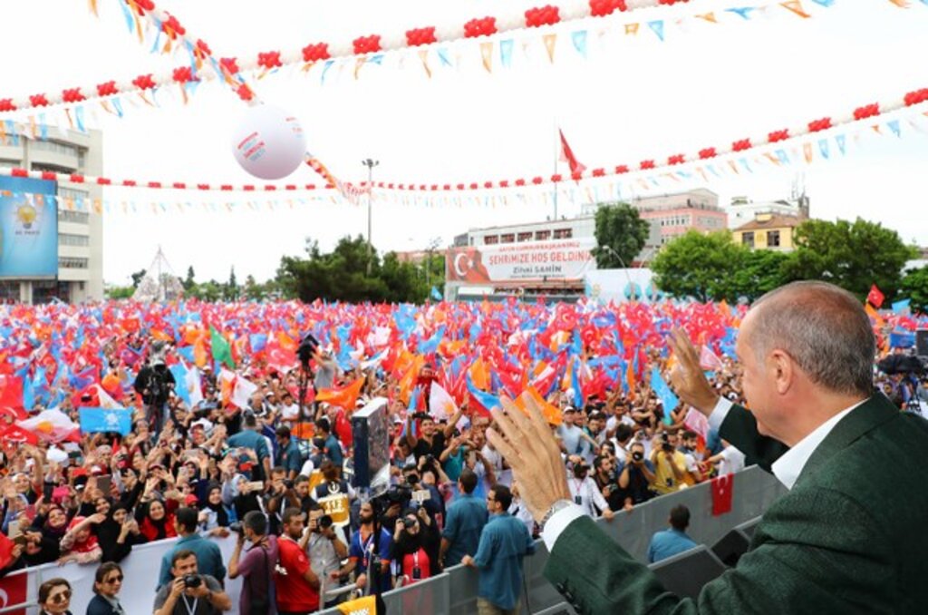 Cumhurbaşkanı Recep Tayyip Erdoğan'ın 24 Haziran seçimi Samsun mitinginden fotoğraflar