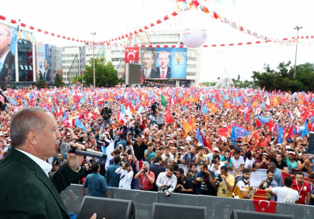 Cumhurbaşkanı Recep Tayyip Erdoğan'ın 24 Haziran seçimi Samsun mitinginden fotoğraflar