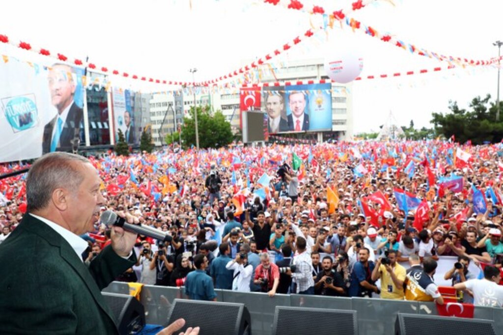 Cumhurbaşkanı Recep Tayyip Erdoğan'ın 24 Haziran seçimi Samsun mitinginden fotoğraflar