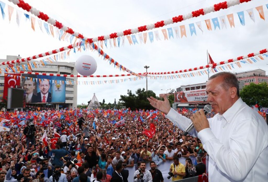 Cumhurbaşkanı Recep Tayyip Erdoğan'ın 24 Haziran seçimi Samsun mitinginden fotoğraflar