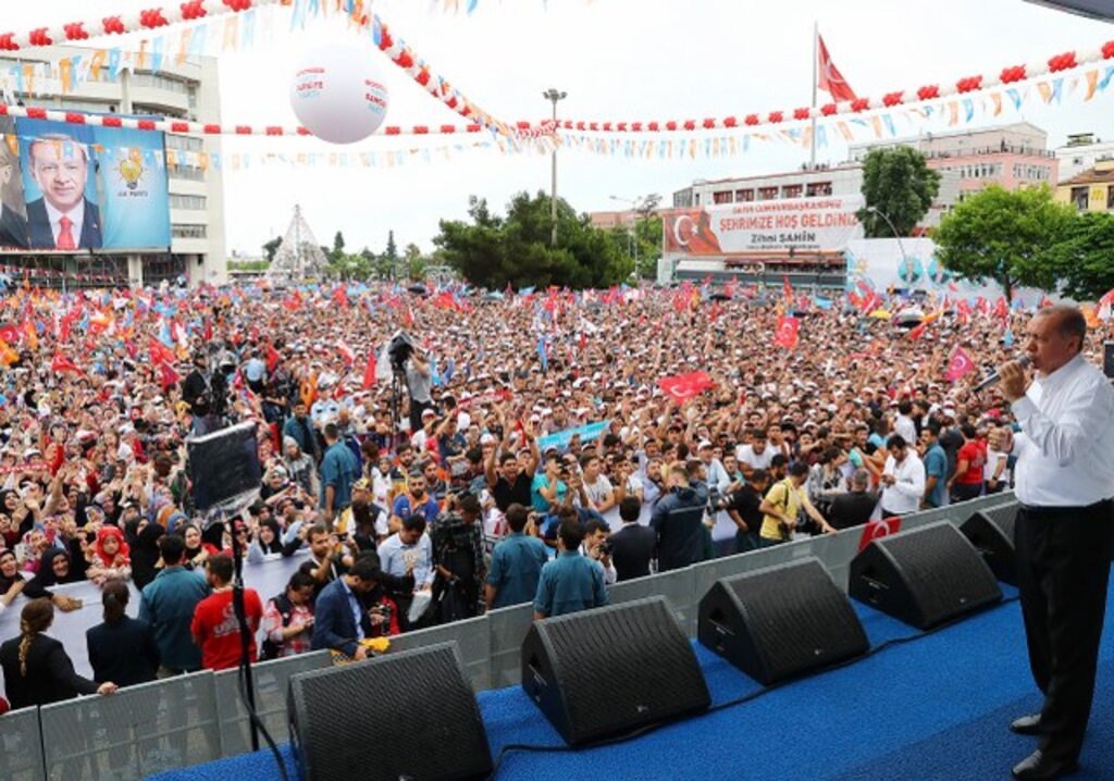 Cumhurbaşkanı Recep Tayyip Erdoğan'ın 24 Haziran seçimi Samsun mitinginden fotoğraflar