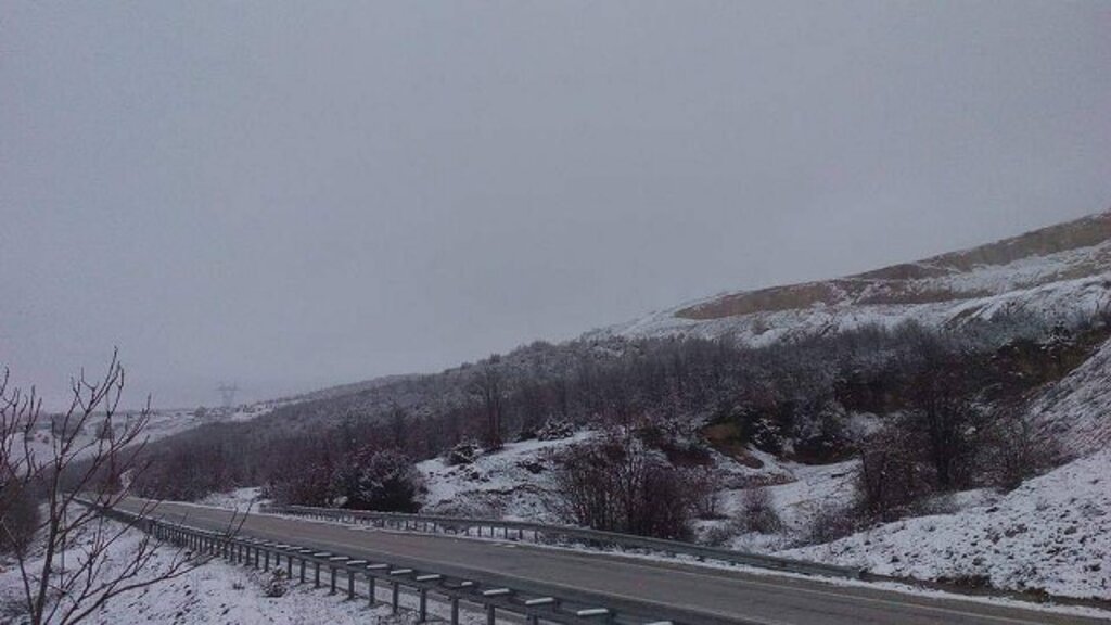Samsun'da kartpostallık kar görüntüleri