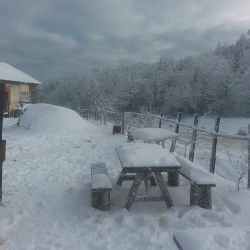 Samsun'da kartpostallık kar görüntüleri