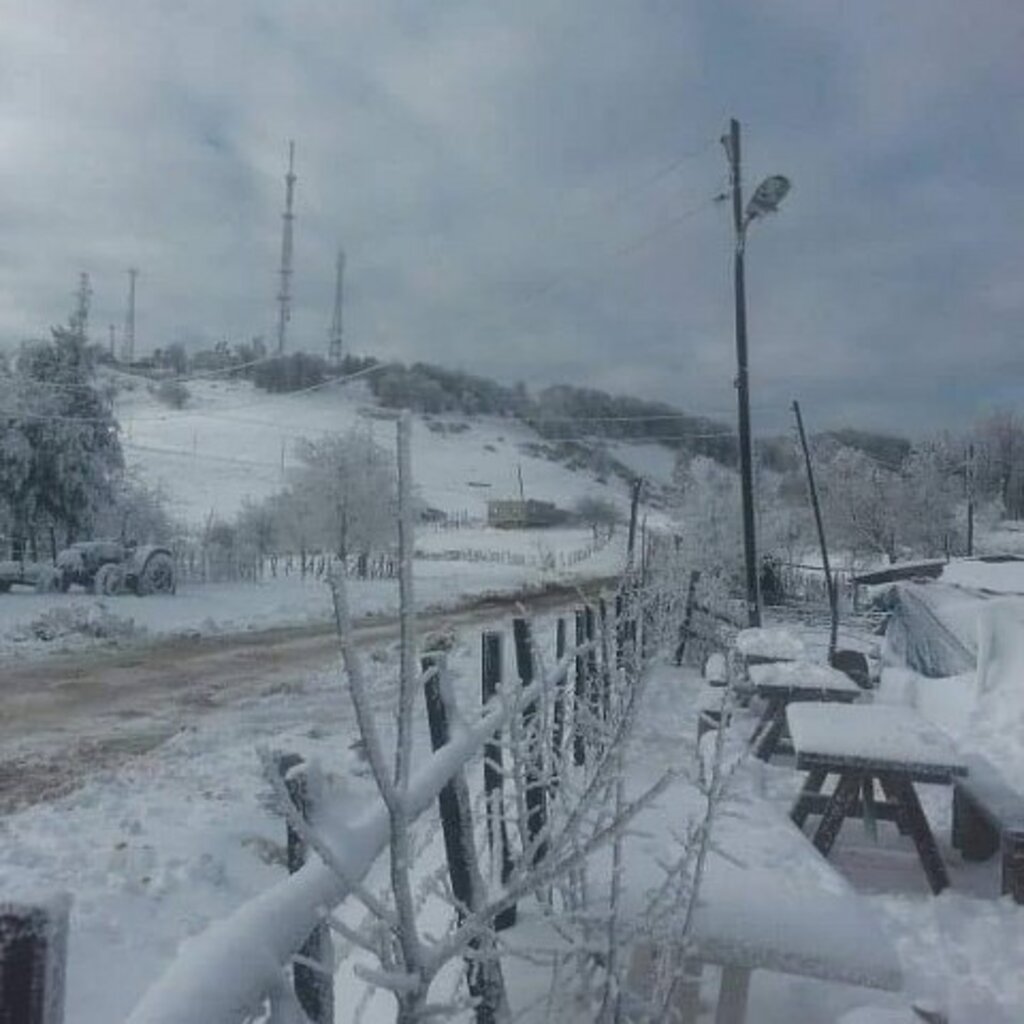 Samsun'da kartpostallık kar görüntüleri