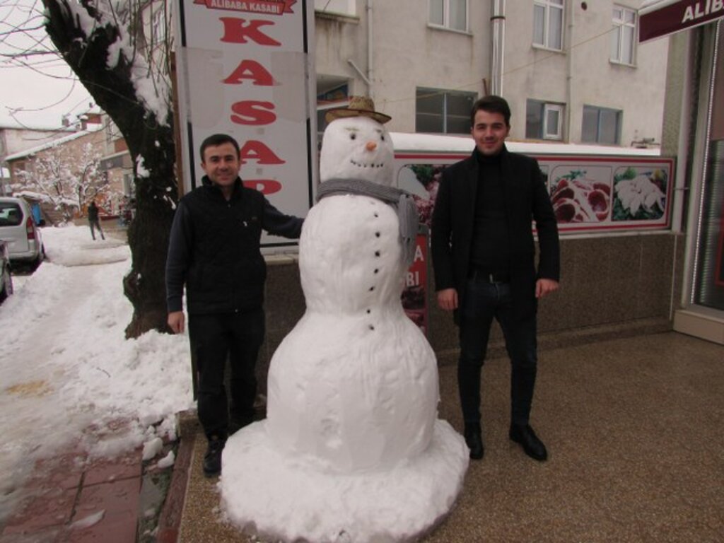 Samsun'a bağlı ilçeler karla kaplandı