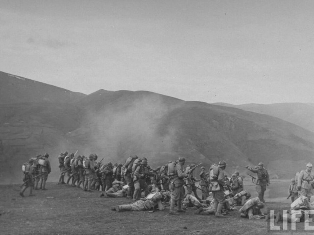 Samsun'da 1940 yılında yapılan askeri tatbikatın fotoğrafları