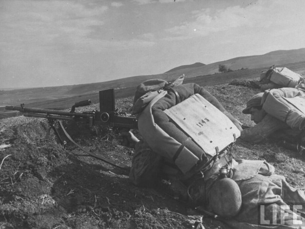 Samsun'da 1940 yılında yapılan askeri tatbikatın fotoğrafları