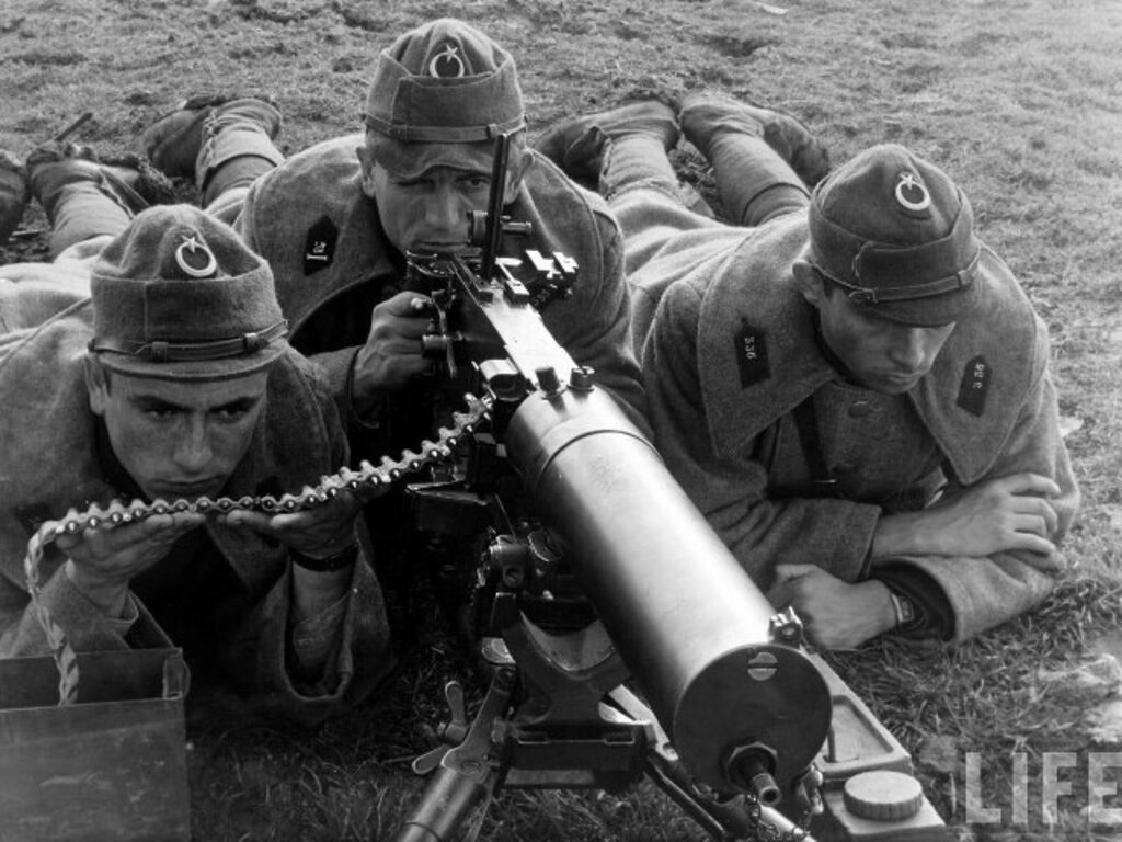 Samsun'da 1940 yılında yapılan askeri tatbikatın fotoğrafları