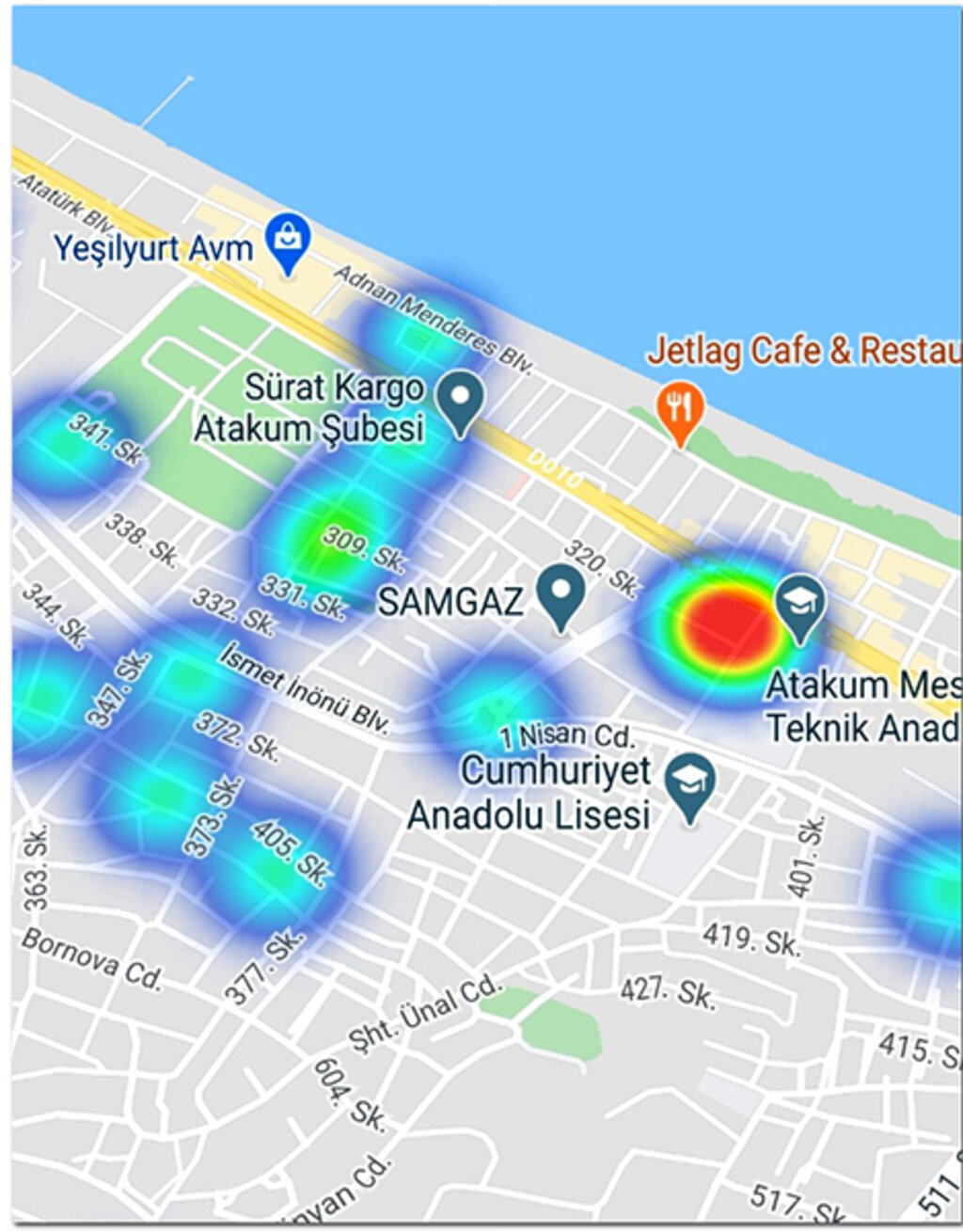 Samsun'un ilçe ilçe Korona Virüs yoğunluğu 