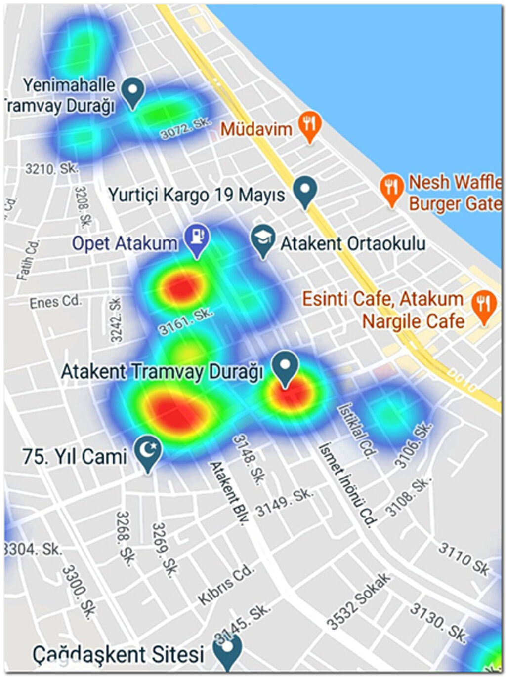 Samsun'un ilçe ilçe Korona Virüs yoğunluğu 