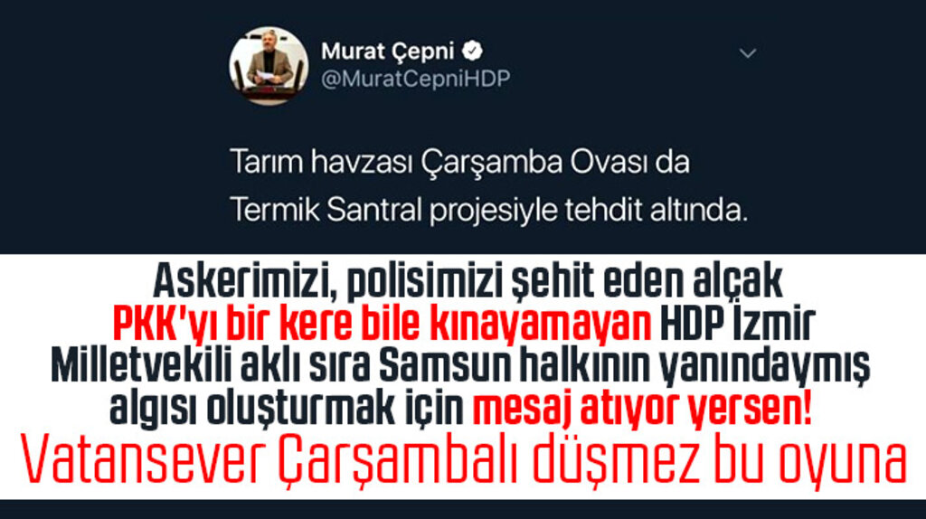 Samsun'daki Biyokütle Santraline HDP'li vekilin müdahil olması Çarşambalıları kızdırdı