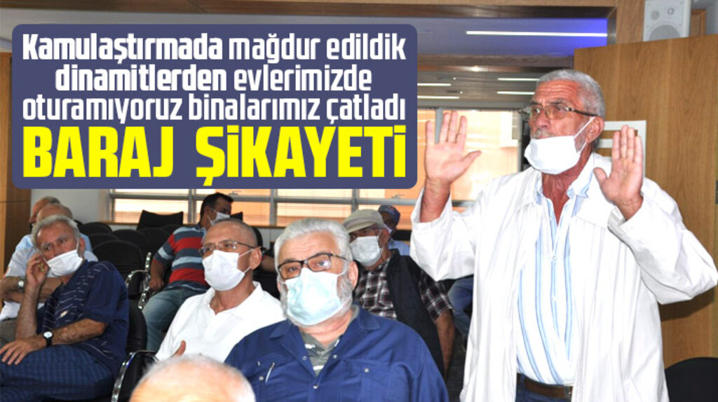 Samsun'un Salıpazarı ilçesine yapılan barajdan vatandaşlar şikayetçi