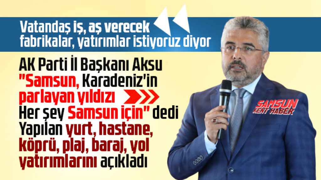 Samsun'da yapılan hastane, yol, baraj, köprü, plaj, yurt yatırımları açıklandı