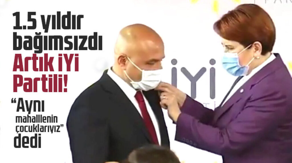 Erhan Usta artık İYİ Partili! Rozeti Meral Akşener taktı
