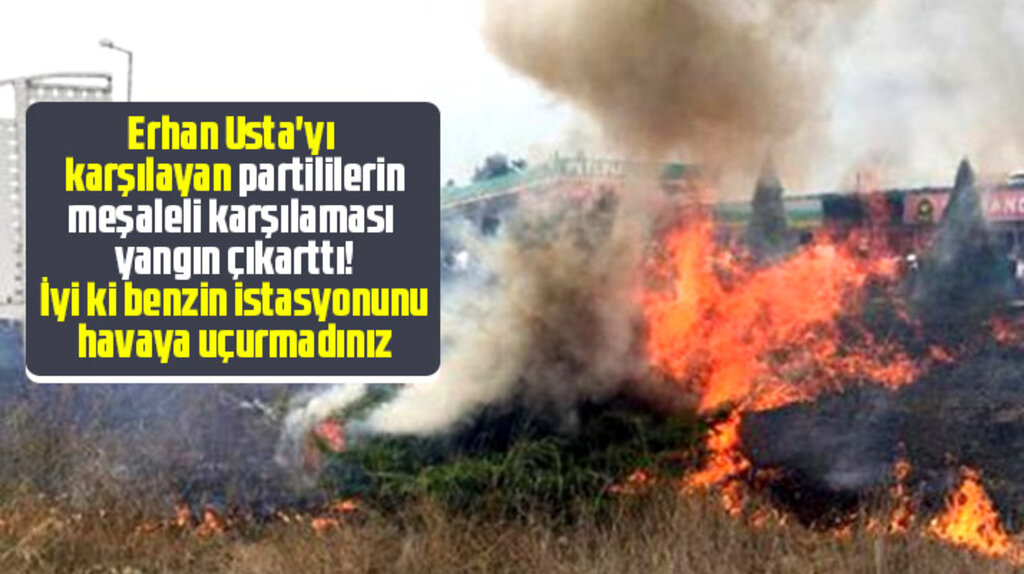 Samsun'da Erhan Usta'yı karşılarken az kalsın benzin istasyonunu havaya uçuracaklardı