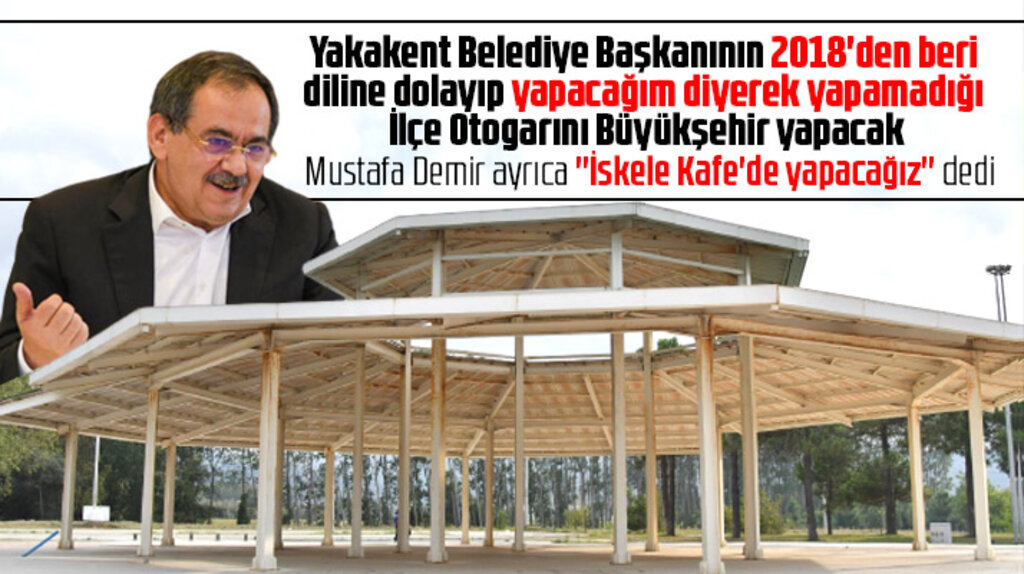 Samsun Büyükşehir Belediyesi, Yakakent ilçesine otogar ve iskele kafe yapacak