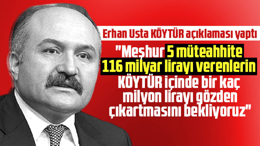 Erhan Usta KÖYTÜR açıklaması yaptı! KÖYTÜR'ü iflastan kurtarın
