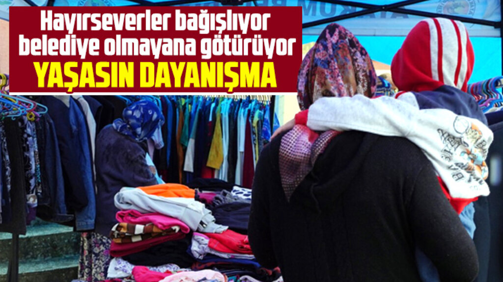 Atakum Belediyesi bağışlanan giysileri Gezici Mağaza ile ihtiyaç sahiplerine ulaştırıyor