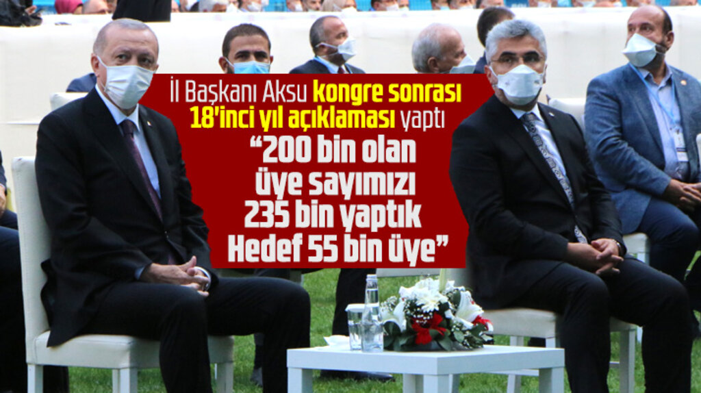 AK Parti Samsun İl Başkanı Ersan Aksu'dan 18'inci yıl açıklaması