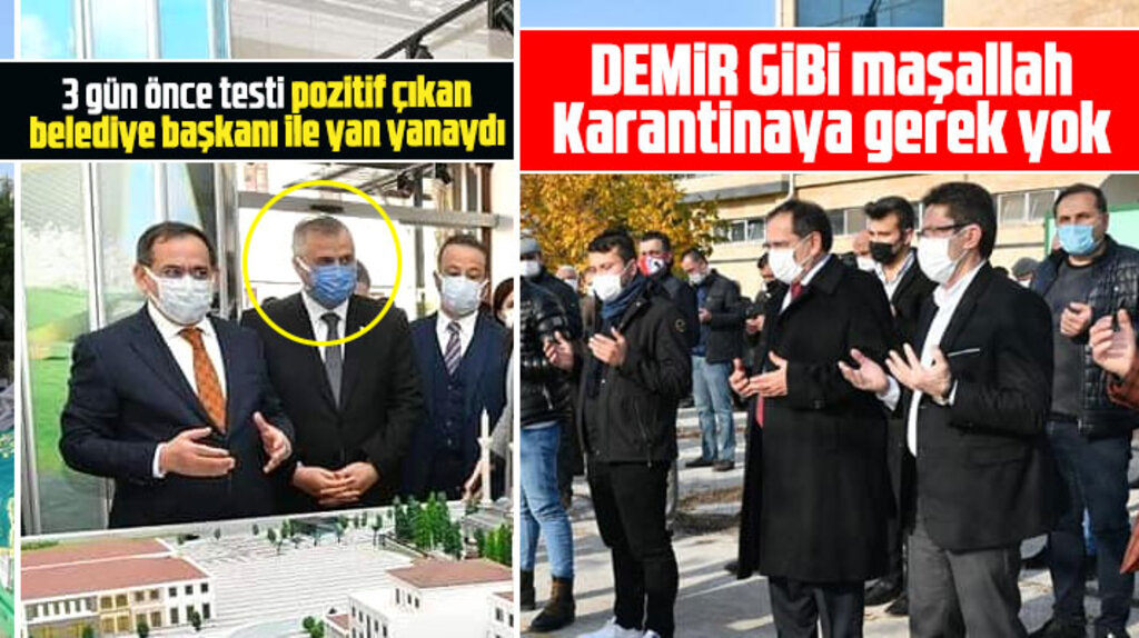 Mustafa Demir pozitif vaka ile temaslı olmasına rağmen sahada