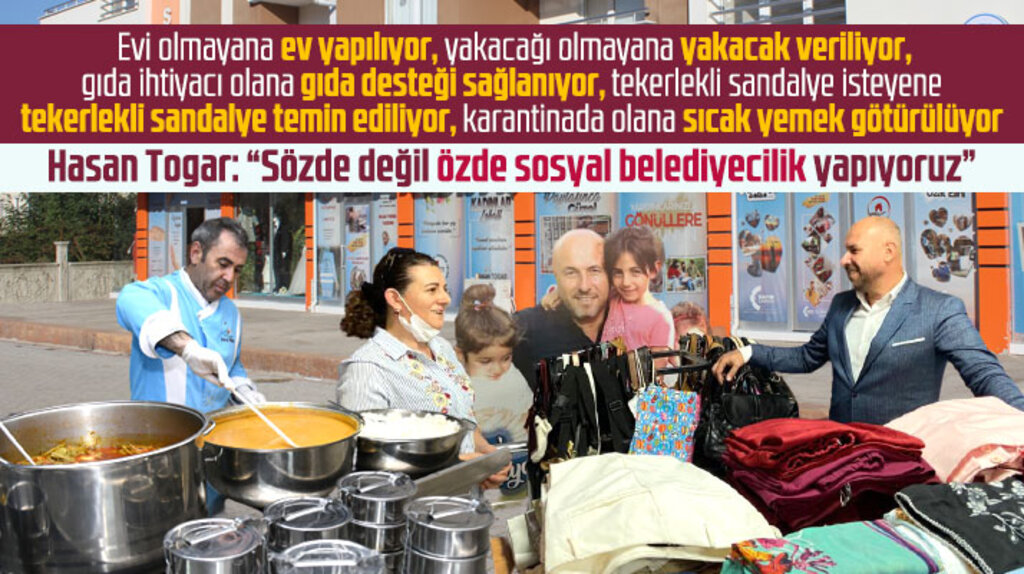Hasan Togar ihtiyaç sahipleri için verdikleri hizmetleri tek tek açıkladı