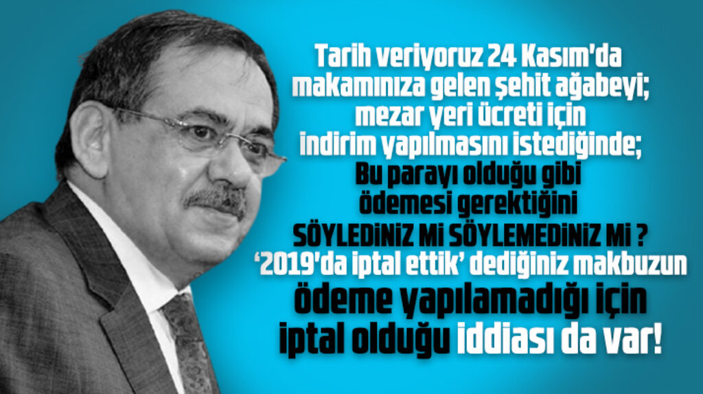 Şehit kardeşi Ayhan Hamlı'ya mezar yerinin parasını yatırmasını Mustafa Demir mi söyledi