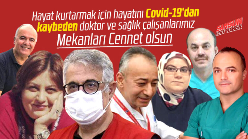 Samsun'da 7 sağlık çalışanı Covid-19 sebebi ile yaşamını kaybetti