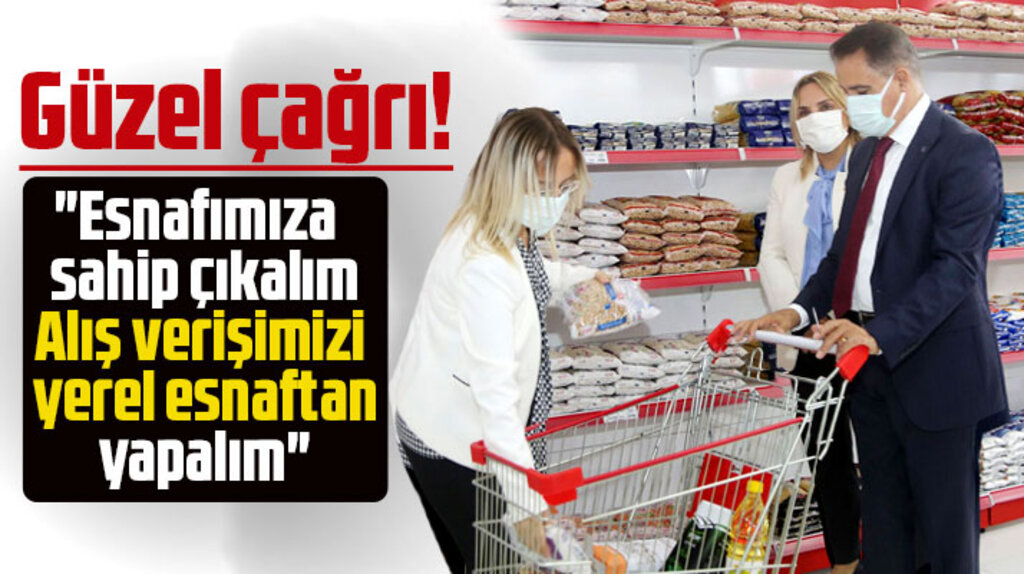 Cemil Deveci'den yerel esnaftan alışveriş yapalım çağrısı