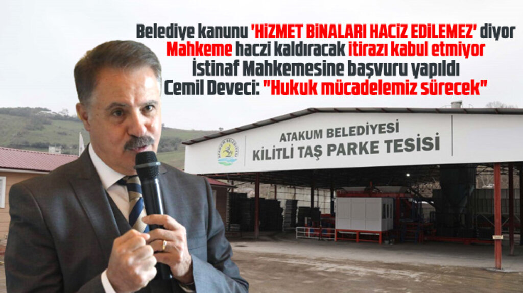 Atakum Belediyesi haciz edilen hizmet binaları için İstinaf Mahkemesine başvurdu