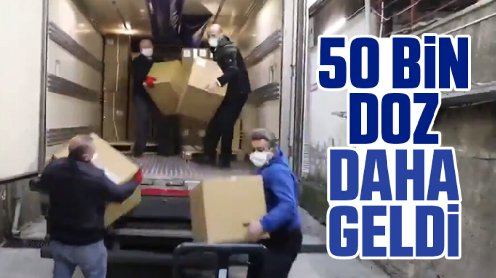 Samsun'a 50 bin doz daha Covid-19 aşısı gönderildi
