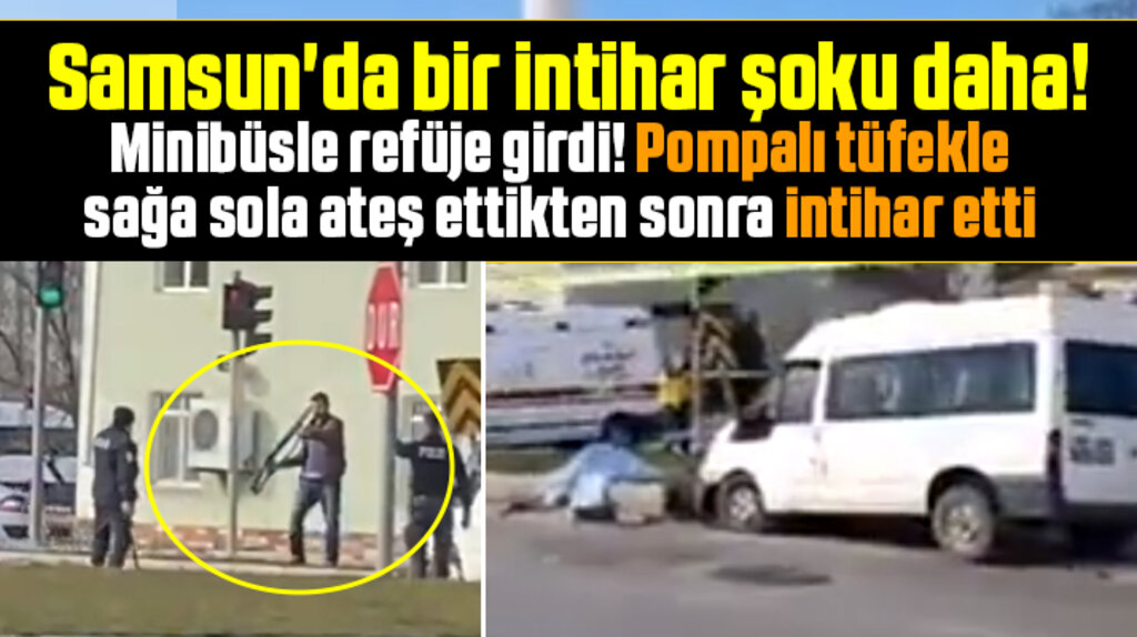 Samsun'un Terme ilçesinde Hastane Kavşağında intihar şoku