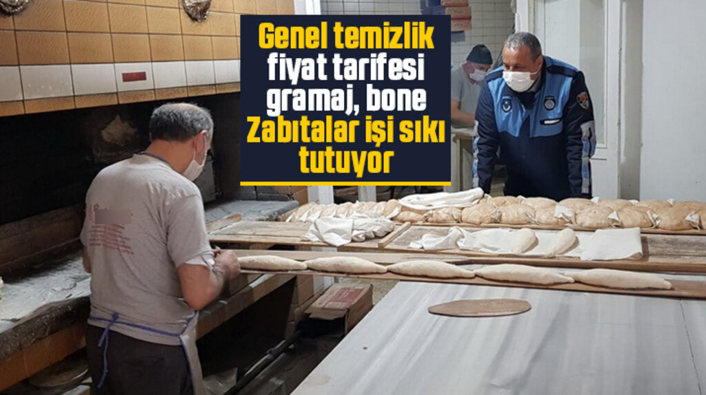 İlkadım Belediyesi zabıtaları fırın ve yufka imalatı yapan iş yerlerini denetledi