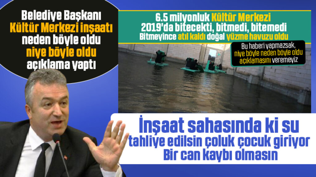 Samsun'da atıl kalan Kültür Merkezi için 19 Mayıs Belediye Başkanı açıklama yaptı