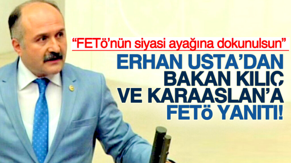 Erhan Usta'dan Çağatay Kılıç ve Çiğdem Karaaslan'a FETÖ yanıtı