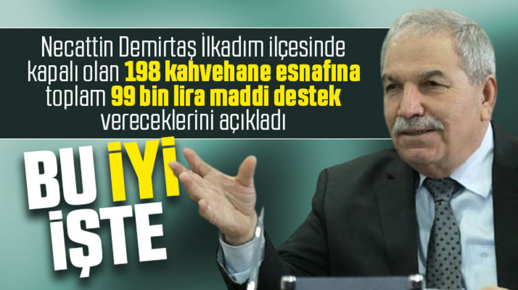 İlkadım Belediyesi 198 kahvehane esnafına 500 TL nakit desteği verecek