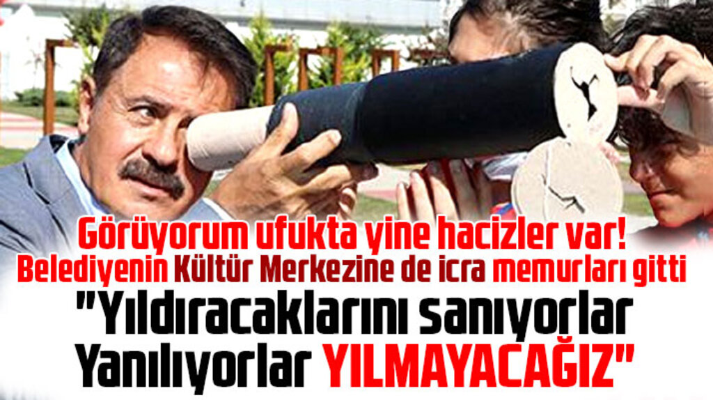 Samsun'da Atakum Belediyesinin Vedat Türkali Kültür Merkezine icra memurları gitti